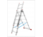  Лестница-стремянка алюминиевая трёхсекционная «Луч»